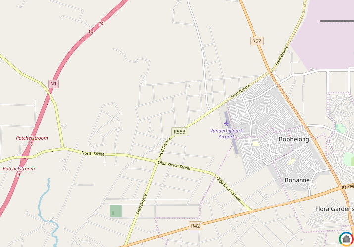 Map location of Rosashof AH